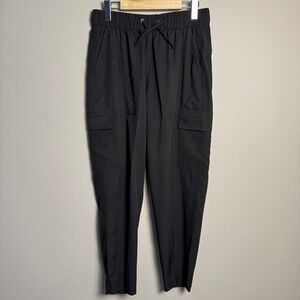 Old Navy Active‎ StretchTech Cargo Pull On Pants Black Women's Medium Athleisure